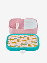 Mepal Детска кутия за закуски Mepal Campus Leopard тюркоазено-розова