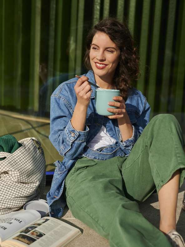 Mepal Розова кутия за храна Mepal Ellipse Mini 300 + 120 мл