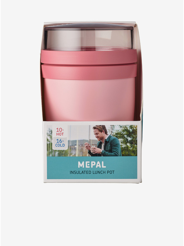 Mepal Термокутия за хранене Mepal Ellipse Nordic Pink