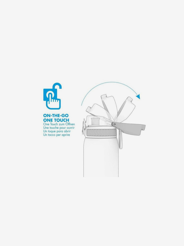 ION8 Светло лилава неръждаема термо бутилка Ion8 Leak Proof (500 мл)