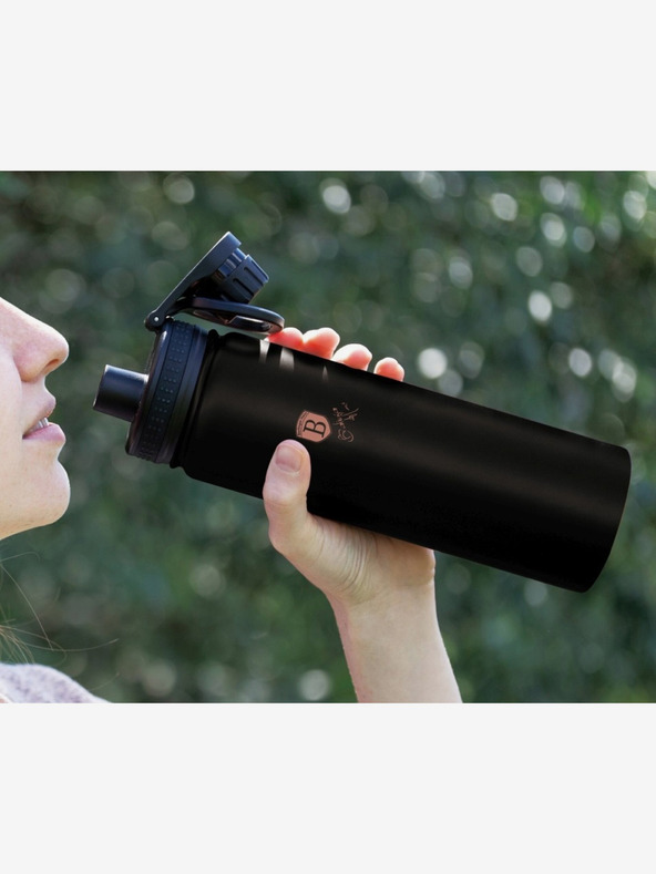 Berlingerhaus Спортна бутилка от неръждаема стомана 0,54 л BERLINGERHAUS Black Rose Collection