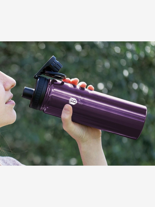 Berlingerhaus Спортна бутилка от неръждаема стомана 0,54 л BERLINGERHAUS Purple Metallic Line