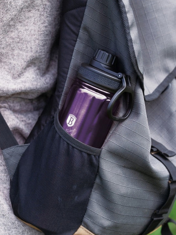 Berlingerhaus Спортна бутилка от неръждаема стомана 0,54 л BERLINGERHAUS Purple Metallic Line