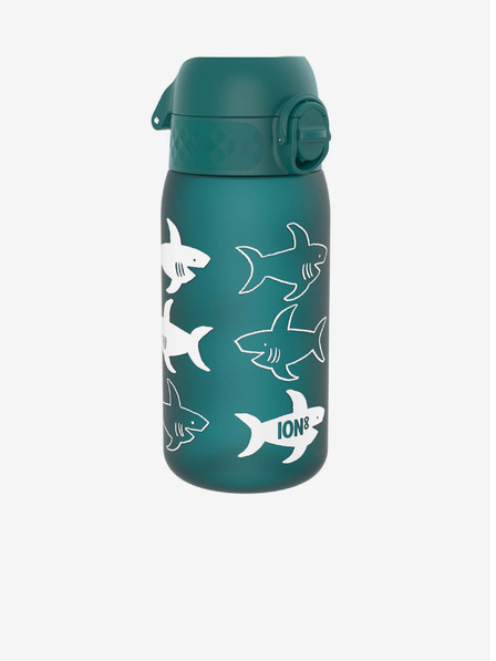 ION8 Петролено синя щампована бутилка Ion8 Leak Proof Акула (350 мл)