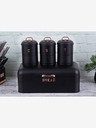Berlingerhaus Комплект хлебарка и кутия за храна 4 броя Black Rose Collection BERLINGERHAUS