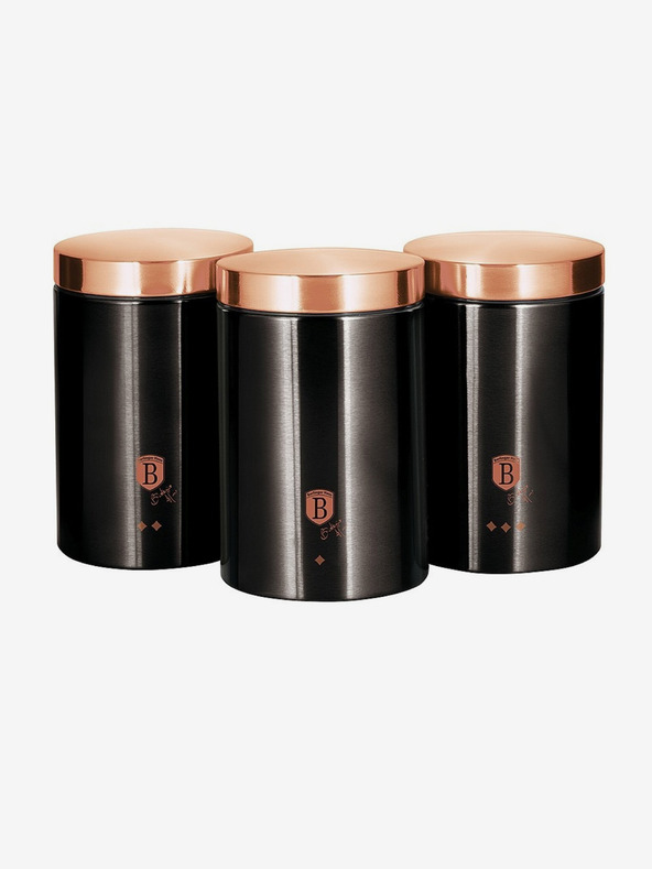 Berlingerhaus Комплект от три буркана за храна BERLINGERHAUS Black Rose Collection