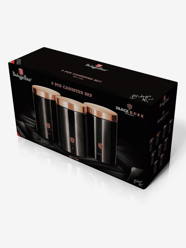 Berlingerhaus Комплект от три буркана за храна BERLINGERHAUS Black Rose Collection