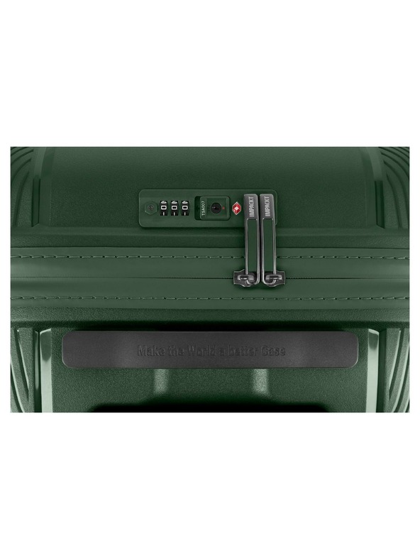 IMPACKT Пътнически куфар IMPACKT IP1 L Deep sea green