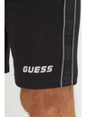 Guess Jeans Мъжки черни къси панталони със странично лого Guess jeans