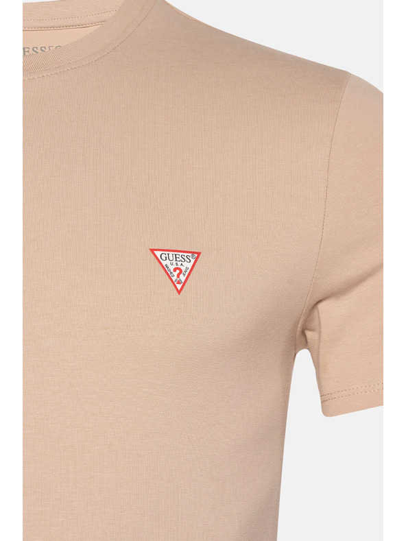 Guess Jeans Мъжка ecru slim fit тениска G1DR Guess jeans