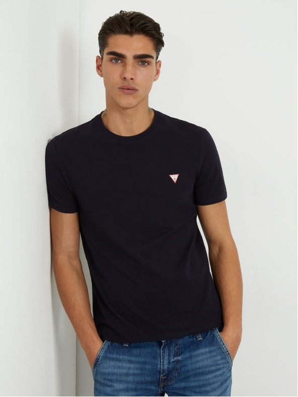 Guess Jeans Мъжка тъмно синя slim fit тениска G7V2 Guess jeans