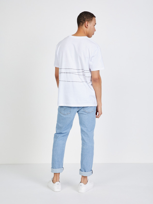 DOBRO Бяла унисекс тениска Dobro. Дестигматизиране на ХИВ ДОБРО.