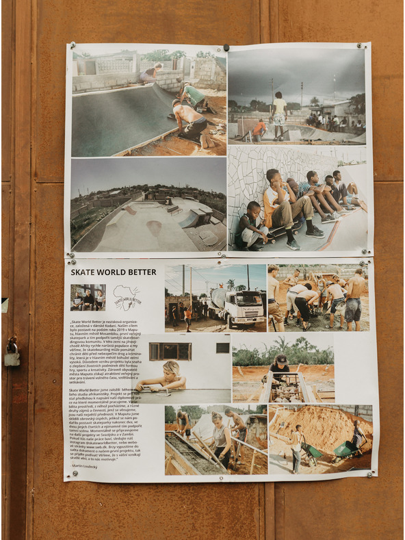 DOBRO Бяла мъжка тениска DOBRO. Skate World Better