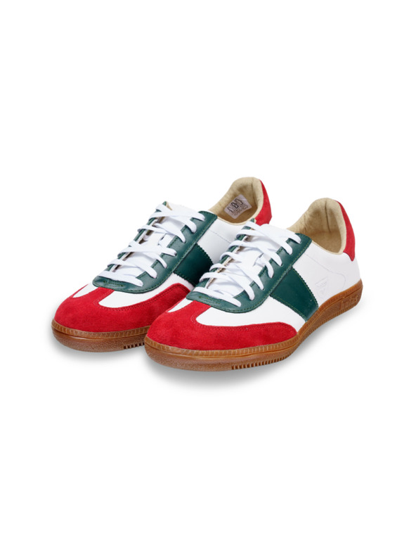 BOTAS *** Дамски кожени маратонки / кецове в червено-зелено-бяло Botas Iconic Mexiko 68