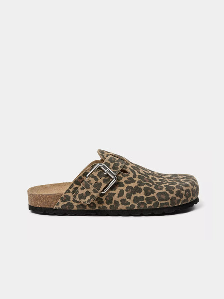 Sofie Schnoor Кафяви дамски шарени чехли Sofie Schnoor