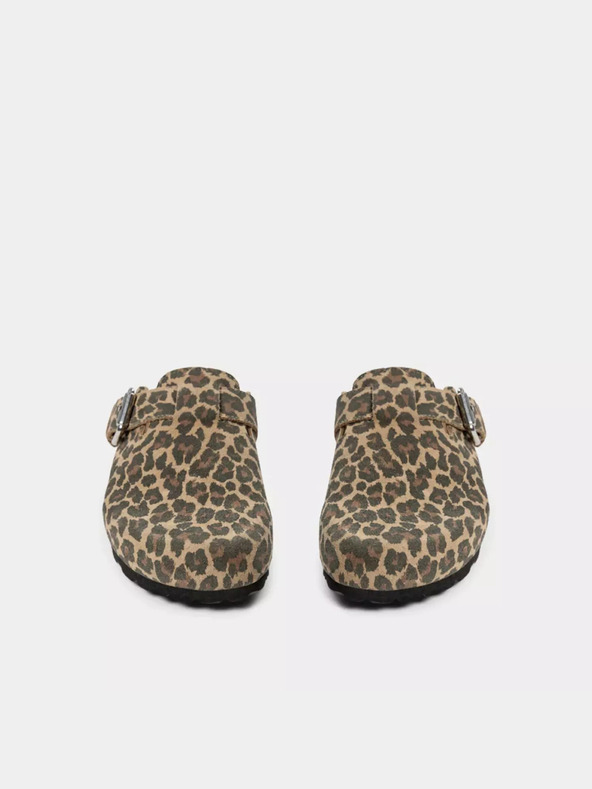 Sofie Schnoor Кафяви дамски шарени чехли Sofie Schnoor