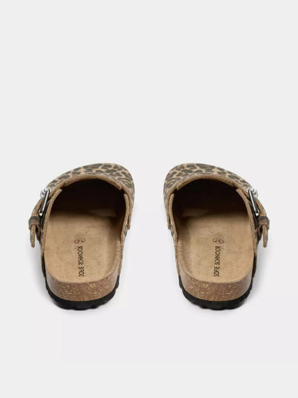 Sofie Schnoor Кафяви дамски шарени чехли Sofie Schnoor