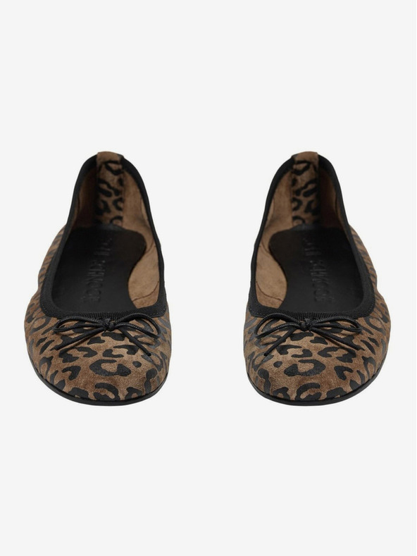 Sofie Schnoor Кафяви дамски балерини с шарки Sofie Schnoor