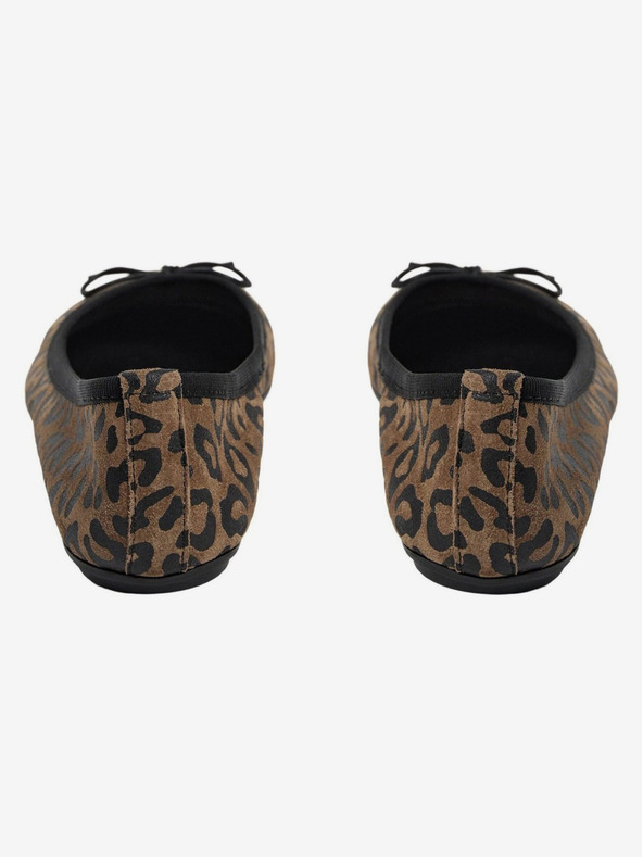 Sofie Schnoor Кафяви дамски балерини с шарки Sofie Schnoor