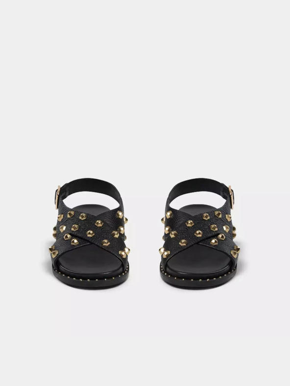 Sofie Schnoor Черни дамски кожени сандали Sofie Schnoor