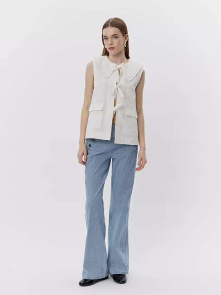 Sofie Schnoor Бяла дамска жилетка Sofie Schnoor