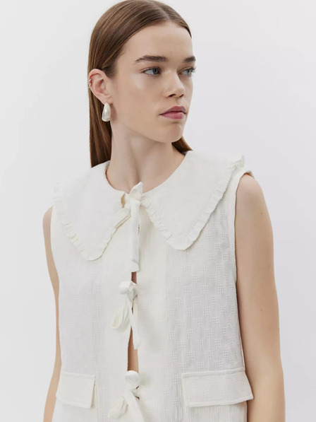 Sofie Schnoor Бяла дамска жилетка Sofie Schnoor