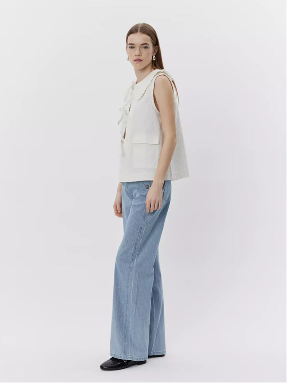 Sofie Schnoor Бяла дамска жилетка Sofie Schnoor