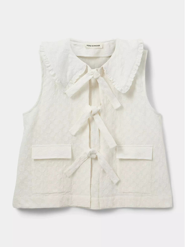 Sofie Schnoor Бяла дамска жилетка Sofie Schnoor
