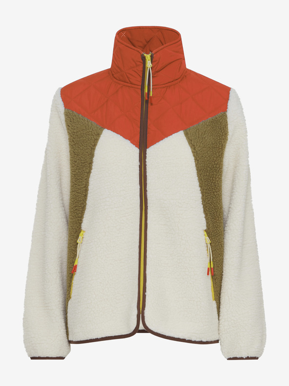 The Jogg Concept Кремаво и червено дамско яке The Jogg Concept