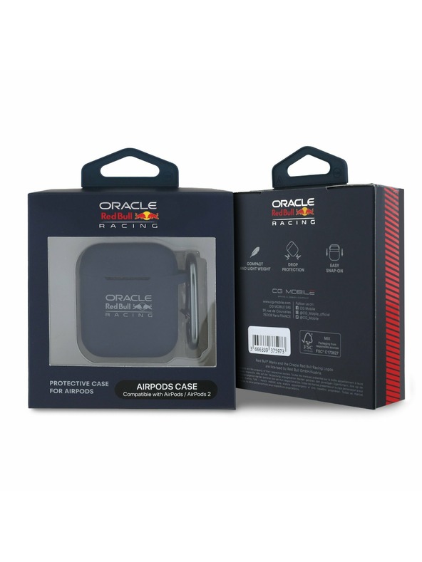 Oracle Red Bull Racing Red Bull Силиконов калъф за AirPods 1/2 Navy