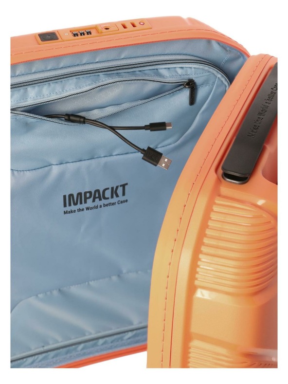 IMPACKT Пътнически куфар IMPACKT IP1 S Garden apricot