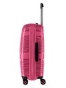 IMPACKT Пътнически куфар IMPACKT IP1 M Flora pink