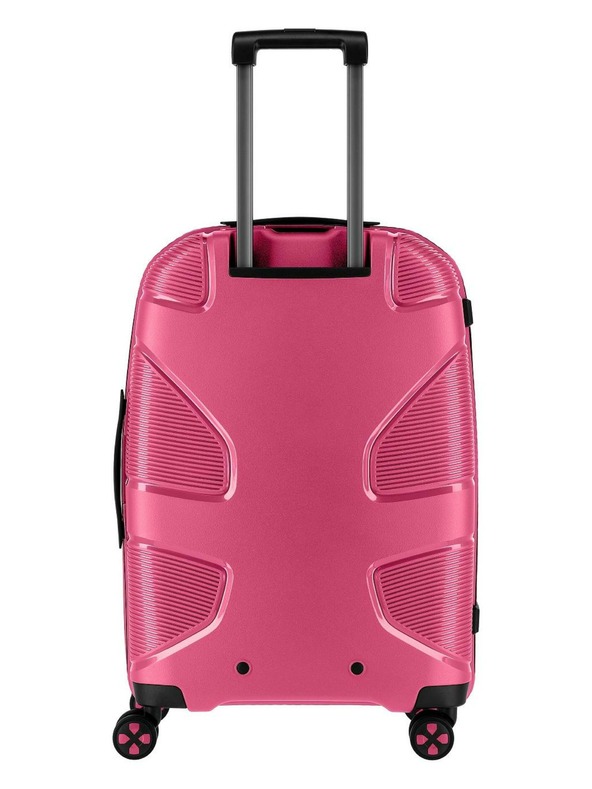 IMPACKT Пътнически куфар IMPACKT IP1 M Flora pink