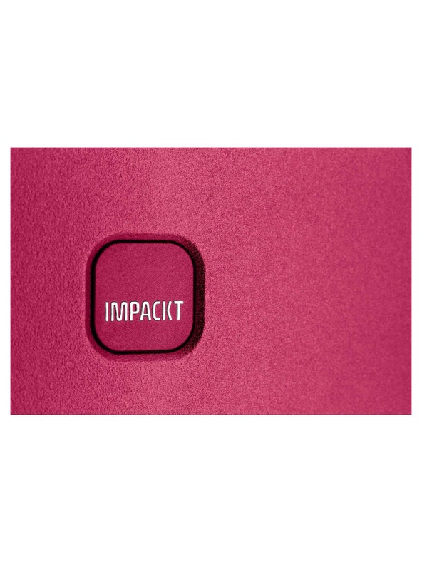 IMPACKT Пътнически куфар IMPACKT IP1 M Flora pink
