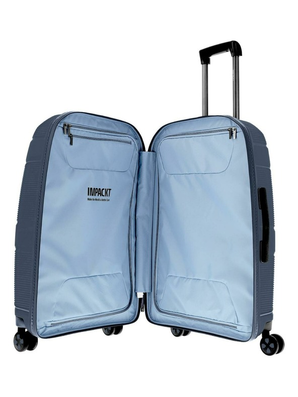 IMPACKT Пътнически куфар IMPACKT IP1 M Glacier blue