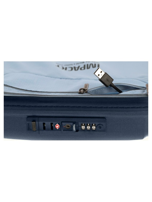 IMPACKT Пътнически куфар IMPACKT IP1 S Glacier blue