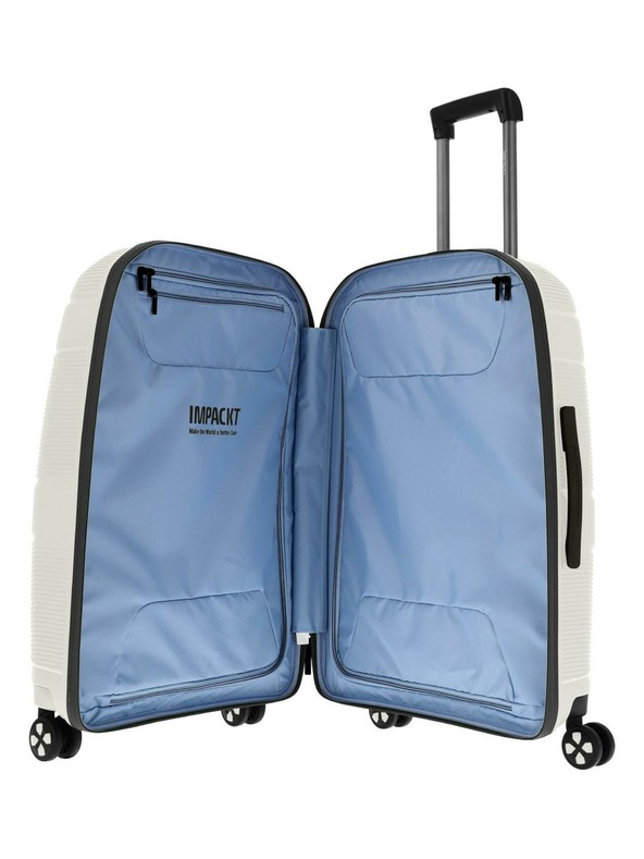 IMPACKT Пътнически куфар IMPACKT IP1 M Polar white