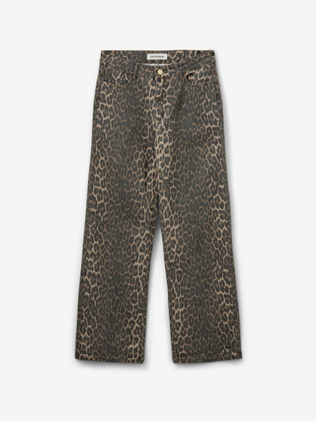 Sofie Schnoor Кафяв дамски шарен торбест панталон Sofie Schnoor