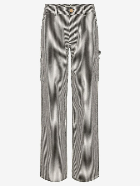 Sofie Schnoor Бели и черни дамски раирани панталони Sofie Schnoor