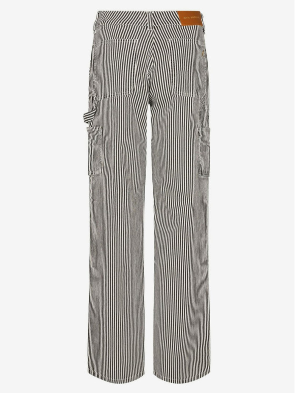 Sofie Schnoor Бели и черни дамски раирани панталони Sofie Schnoor