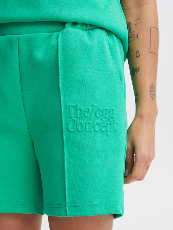 The Jogg Concept Зелен дамски спортен къс панталон The Jogg Concept