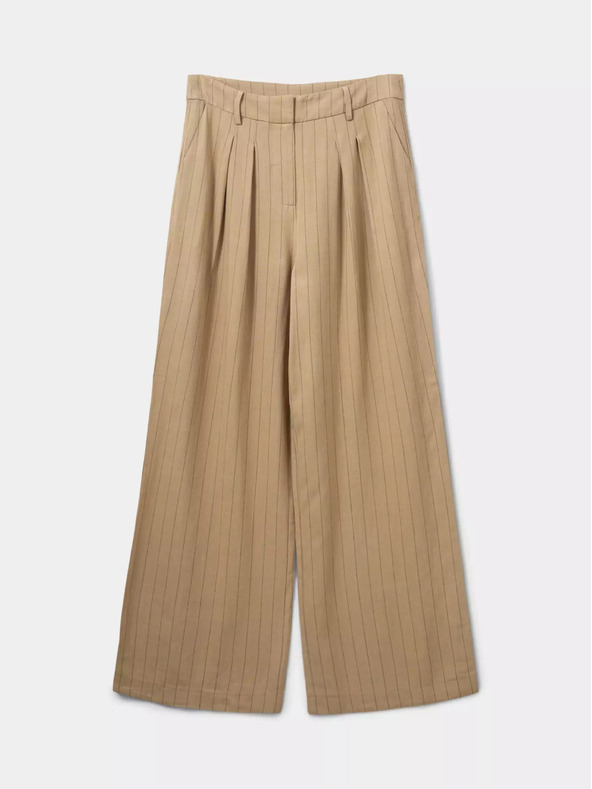 Sofie Schnoor Кафяв дамски панталон на райета Sofie Schnoor