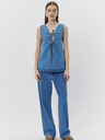 Sofie Schnoor Син дамски топ от деним Sofie Schnoor