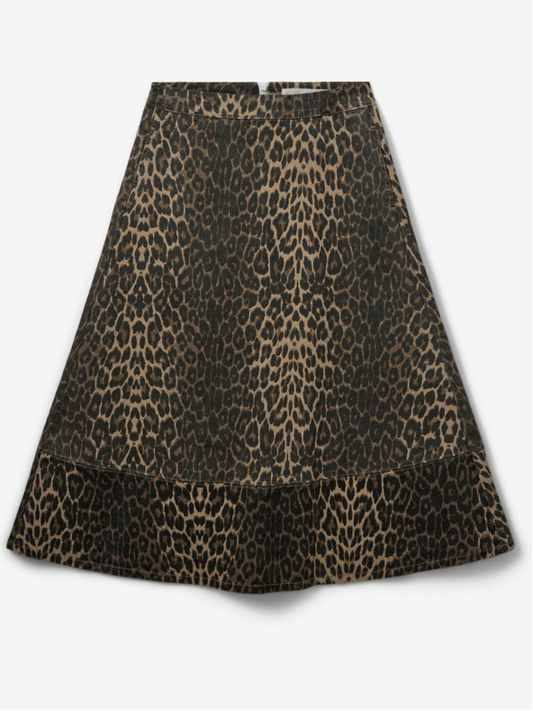 Sofie Schnoor Кафява дамска шарена пола Sofie Schnoor