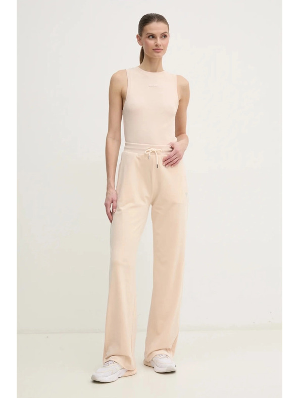 Guess Jeans Дамска бежова блуза без ръкави Guess jeans