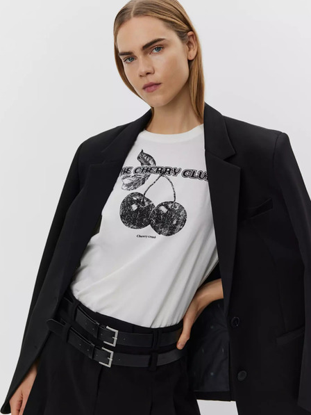 Sofie Schnoor Бяла дамска тениска Sofie Schnoor