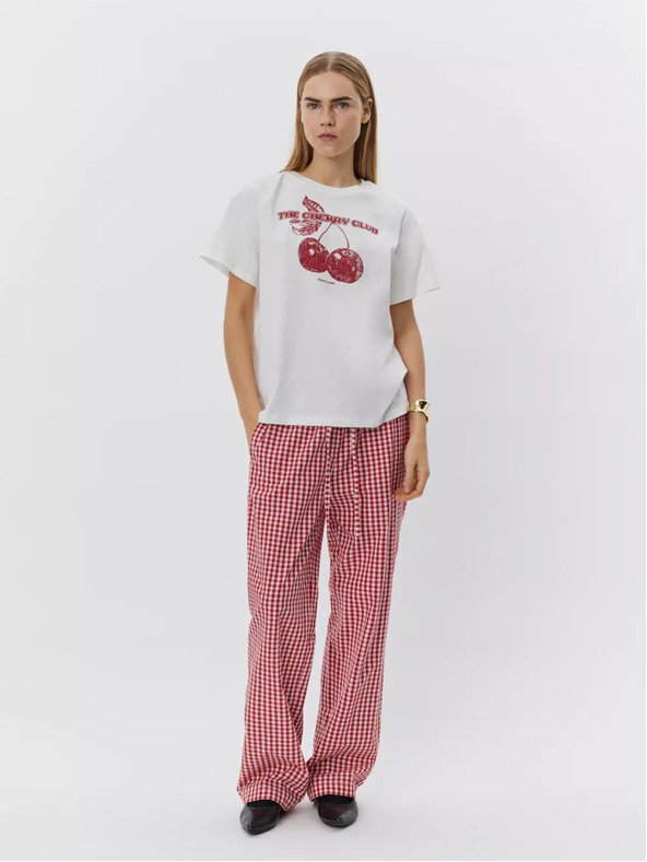 Sofie Schnoor Бяла дамска тениска Sofie Schnoor