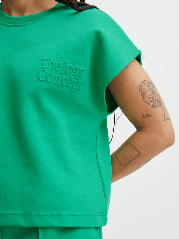 The Jogg Concept Зелена дамска тениска The Jogg Concept