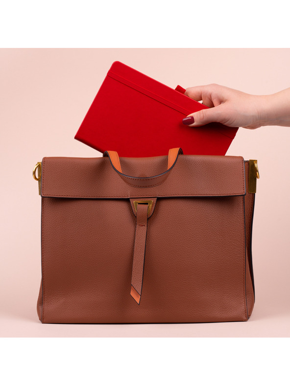 NOTIQUE NOTIQUE Бележки в червено, с точки, 13 x 21 cm