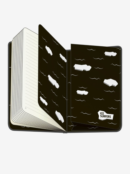 NOTIQUE NOTIQUE Бележки за ледени сърфисти, с подплата, 13 x 21 cm